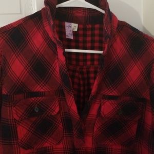 Flannel red and navy